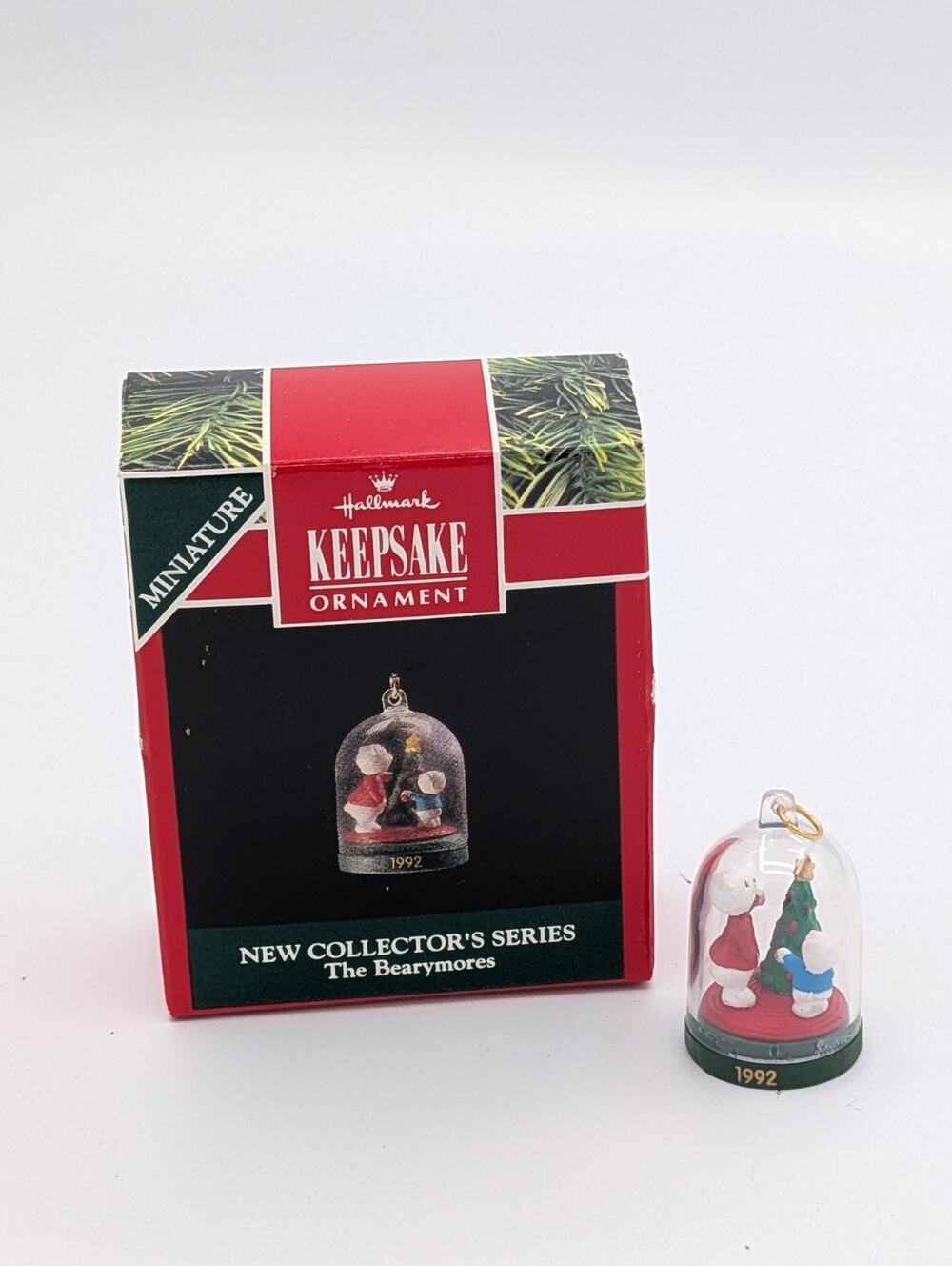 1992 Hallmark Keepsake The Bearymores Series Miniature Ornament MIB